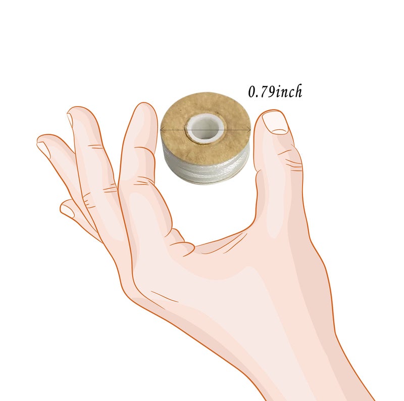 HimaPro 144 White Prewound Bobbins for Embroidery Machines Size L (SA155) Cardboard Sided Good for Brother, Babylock, Janome, Bernina, Husqvarna, Pfaff Embroidery Machines Etc (White) - 60 Weight - Image 4